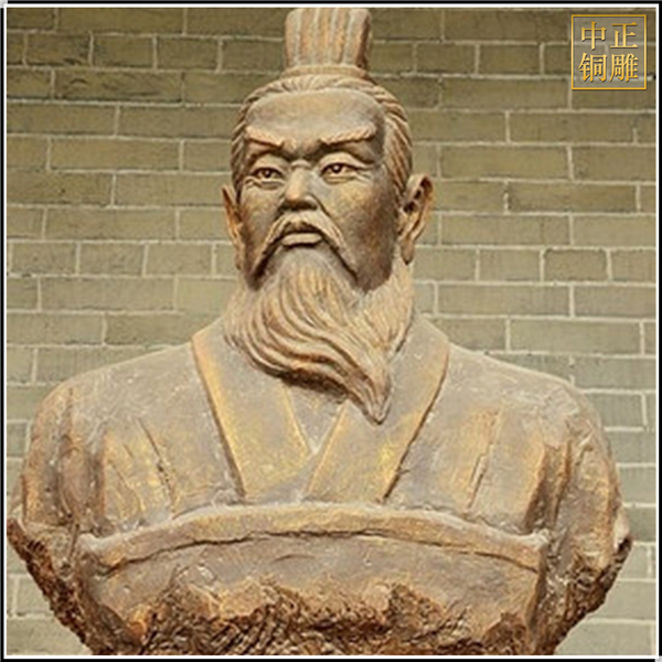 曹操半身像鑄造.jpg